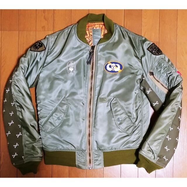 名作 wtaps 08AW MA-1 カーキー 激レア