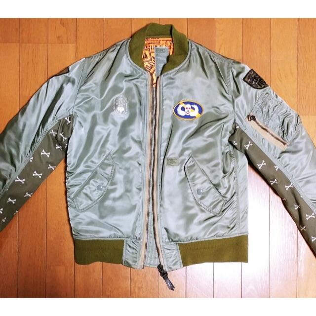 名作 wtaps 08AW MA-1 カーキー 激レア