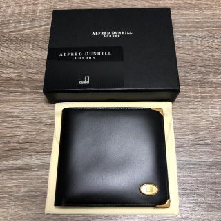 ダンヒル(Dunhill)の未使用　ダンヒル　ロゴ　二つ折り財布　レザー(折り財布)