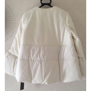 エストネーション テントコンビショートコート 36 未使用 ホワイト