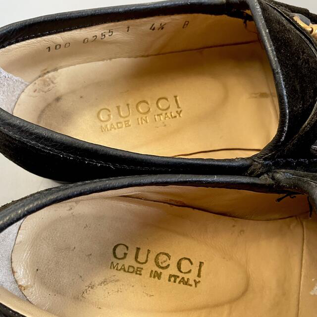 Gucci(グッチ)のgucci 4 1/2 B ホースビットスエードローファー レディースの靴/シューズ(ローファー/革靴)の商品写真