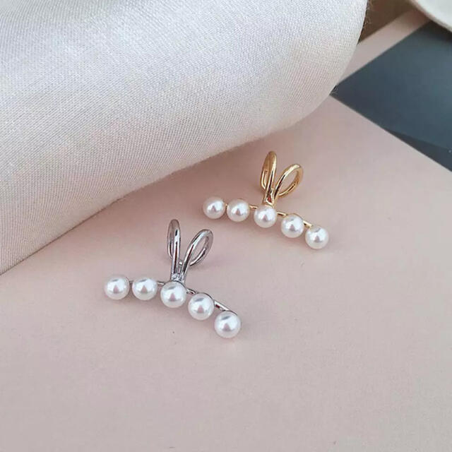 ete - 【新品】5連パールイヤーカフ ゴールド 多部未華子の通販 by