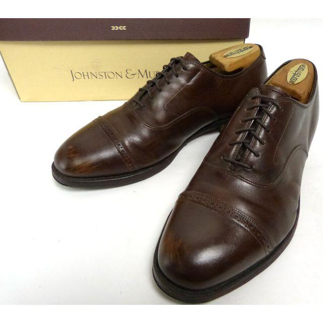 ジョンストン&マーフィー  キャップトゥシューズ25-25.5cm メンズの靴/シューズ(ドレス/ビジネス)の商品写真