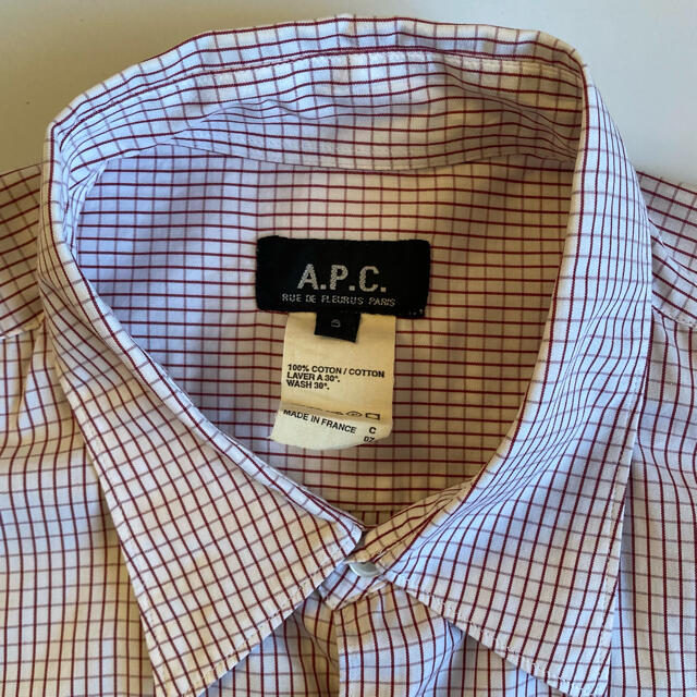 A.P.C(アーペーセー)のA.P.C シャツ　チェック　ボックスシルエット　Lサイズ相当 メンズのトップス(シャツ)の商品写真