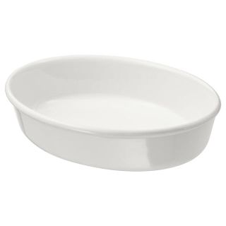 イケア(IKEA)のIKEA VARDAGEN ヴァルダーゲン　オーブン皿楕円形　オフホワイト(食器)