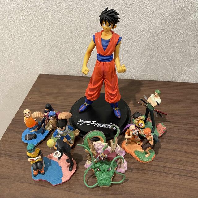 ドラゴンボール ワンピース コラボフィギュアの通販 by m.kshop｜ラクマ