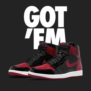 ナイキ(NIKE)のAir Jordan 1 Patent Bred 26cm(スニーカー)