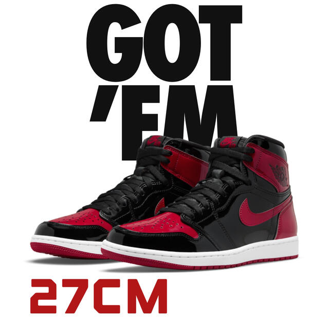 Air Jordan 1 Retro High OG “Patent Bred”スニーカー