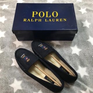 ポロラルフローレン(POLO RALPH LAUREN)のセール！新作！POLO RALPH LAUREN★DEZI V BEARモカシン(スリッポン/モカシン)