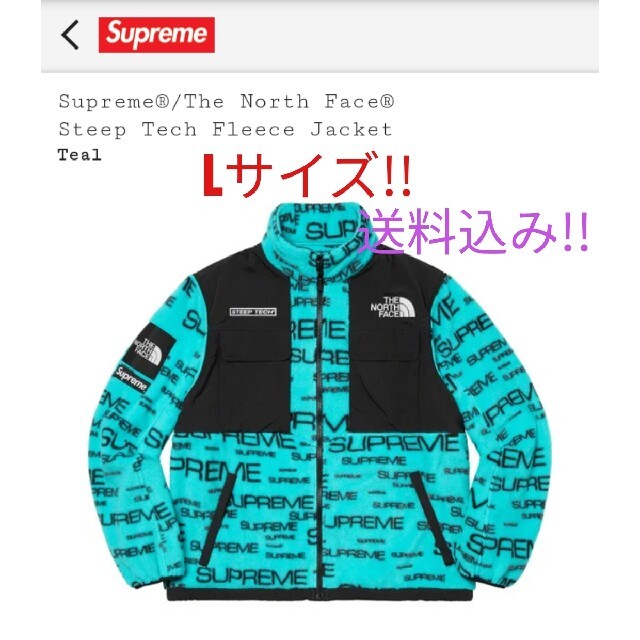 即日発送 L supreme  north face fleece jacket