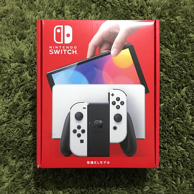 送料無料 美品 Nintendo Switch有機ELモデル 白 中古 人気の雑貨が