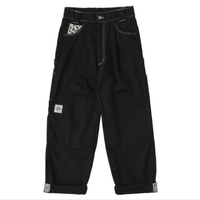 9090 Animal Painter Pants ブラック　アニマルパンツ　M