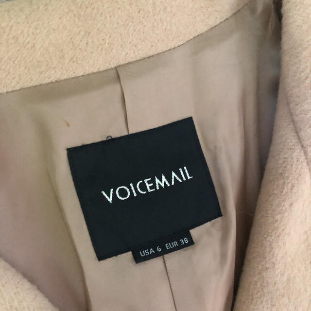 VOICEMAIL(ヴォイスメール)のヴォイスメールコート レディースのジャケット/アウター(ロングコート)の商品写真