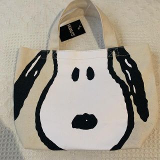 スヌーピー(SNOOPY)の《新品 タグ付き》スヌーピー  ミニトートバッグ   フェイス(トートバッグ)