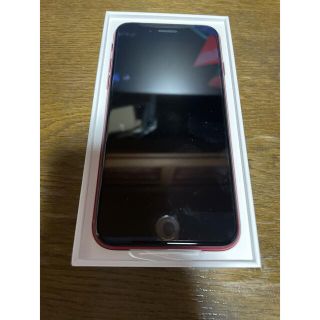 アイフォーン(iPhone)のiPhone se2 新品未使用品　赤　64gb SIMフリー(スマートフォン本体)