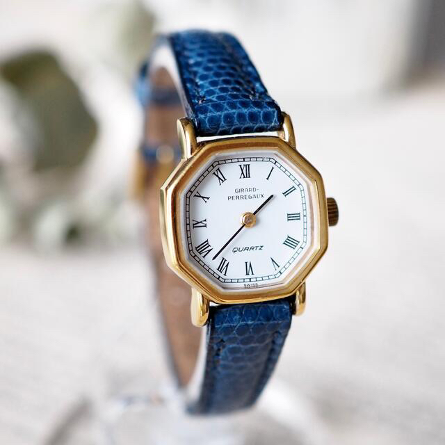 GIRARD-PERREGAUX - 美品✨ジラールペルゴ オクタゴン リザードベルト
