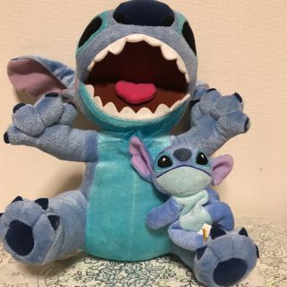 スティッチ(STITCH)の美品ディズニースティッチぬいぐるみ(ぬいぐるみ)