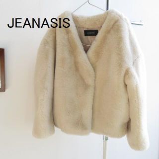 ジーナシス(JEANASIS)のJEANASIS ジーナシス　ボア　ファーコート　ジャケット(毛皮/ファーコート)