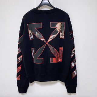 オフホワイト(OFF-WHITE)の【OFF-WHITE】CARAVAGGIO CREW NECK／新品／送料込(スウェット)