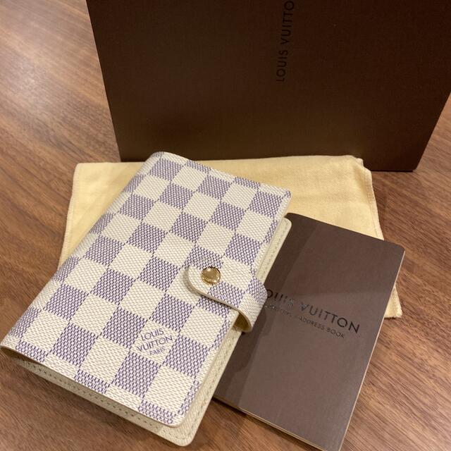 未使用品! ☆ルイヴィトン☆ ダミエ アズール 手帳 - 手帳