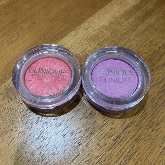 CLINIQUE(クリニーク)のクリニーク  チーク2個セット💕【中古】 コスメ/美容のベースメイク/化粧品(チーク)の商品写真