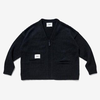 ダブルタップス(W)taps)のすべて高評価！ XL WTAPS PALMER POLY SWEATER(カーディガン)