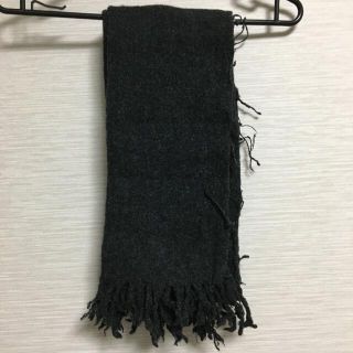 COMME des GARCONS HOMME  縮絨 グレー大判マフラー