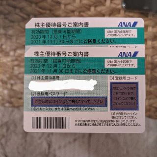エーエヌエー(ゼンニッポンクウユ)(ANA(全日本空輸))の延長有効期限2022年5月31日まで【ANA株主優待2枚セット】(その他)