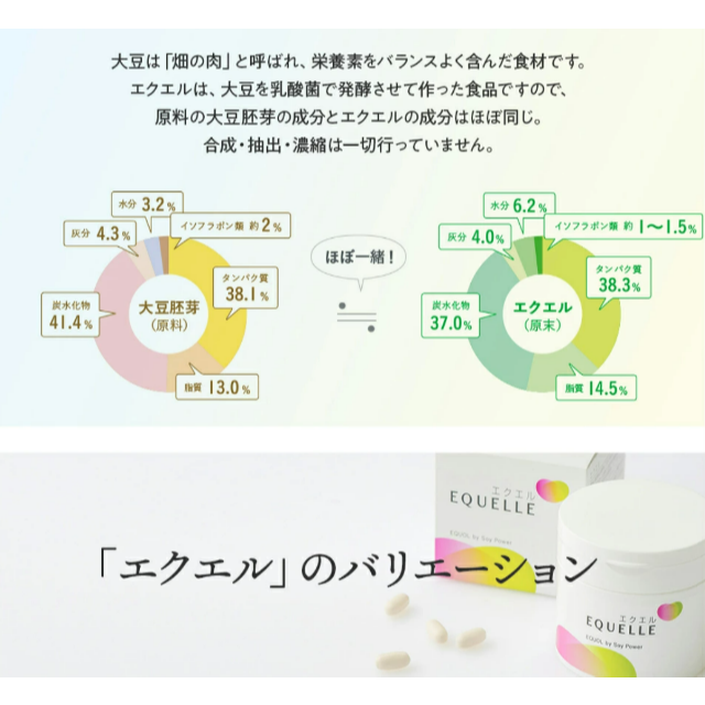 大塚製薬(オオツカセイヤク)の★【新品・未使用】大塚製薬 エクエル パウチ 120粒入り(約30日分)★ コスメ/美容のダイエット(ダイエット食品)の商品写真