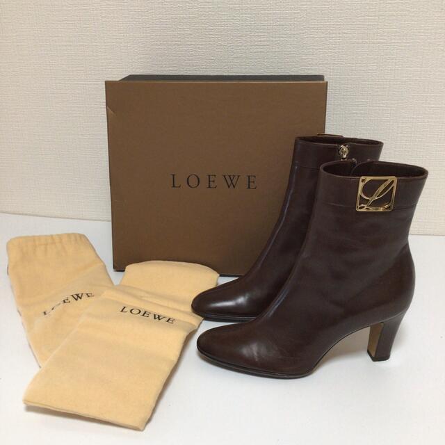 LOEWE(ロエベ)のLOEWE ロエベ ショートブーツ レザー レディースの靴/シューズ(ブーツ)の商品写真