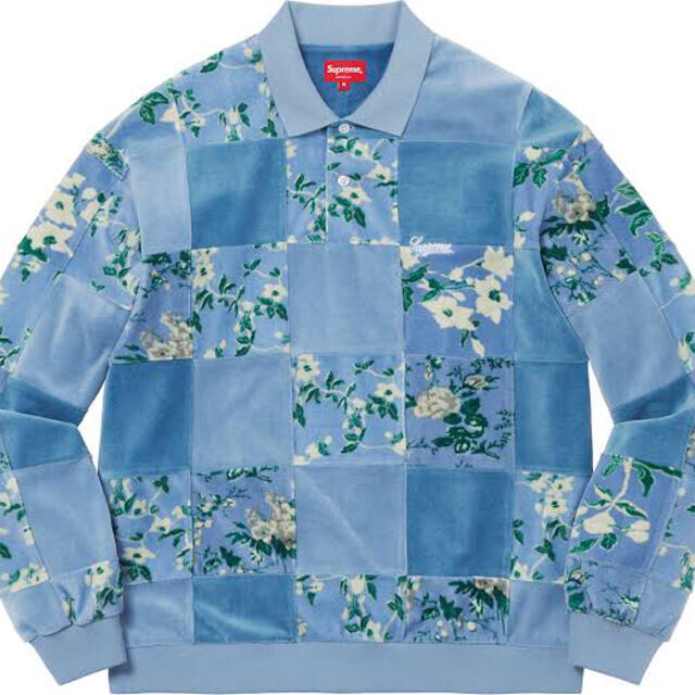 Supreme - Supreme Floral Patchwork Velour L/S Poloの通販 by ...