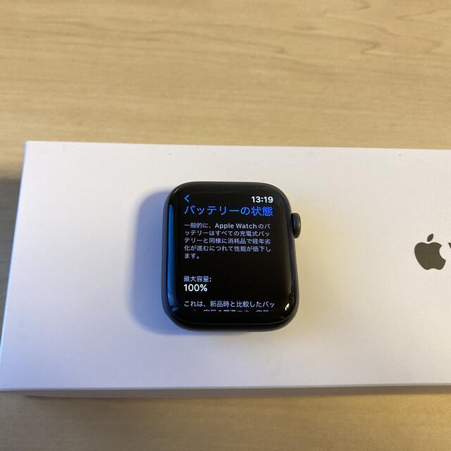 Apple Watch(アップルウォッチ)の【美品】Apple Watch SE GPSモデル 44mm スペースグレイ  スマホ/家電/カメラのスマートフォン/携帯電話(その他)の商品写真