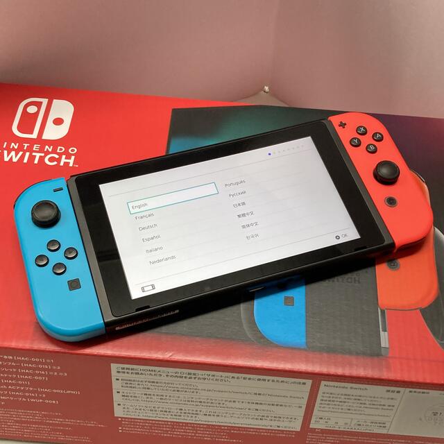 任天堂スイッチ　Nintendo Switch ネオン 本体