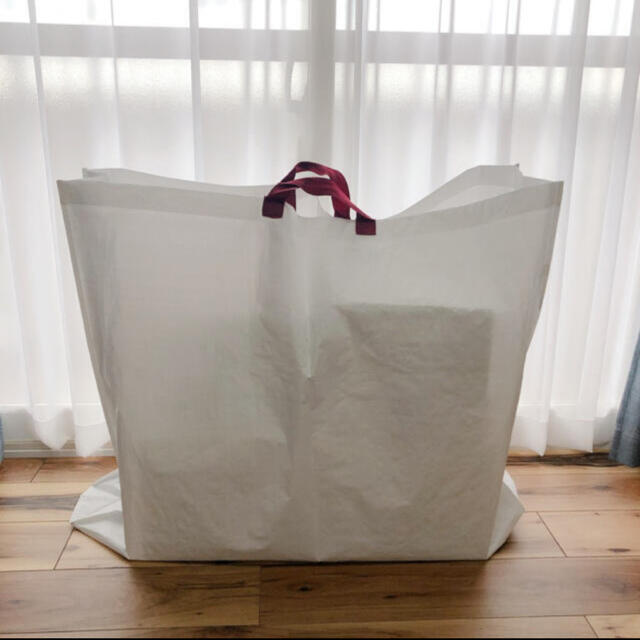 MUJI (無印良品)(ムジルシリョウヒン)の新品　無印良品　再生ポリプロピレンエコバッグ　大サイズ レディースのバッグ(エコバッグ)の商品写真