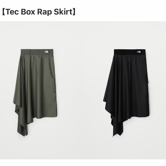THE NORTH FACE × HYKE Tec Box Rap Skirt