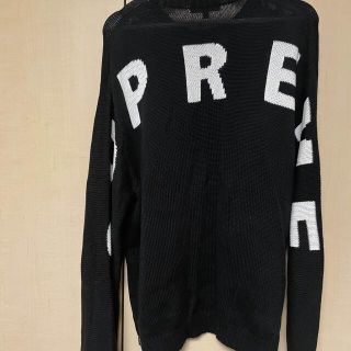 L Supreme Back Logo Sweater 黒 国内正規品 ②