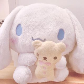 サンリオ(サンリオ)のシナモロール クマ抱っこ 大きい　ぬいぐるみ 人気商品 非売品 sanrio(ぬいぐるみ)