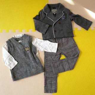 ギャップキッズ(GAP Kids)の男の子 セレモニースーツ  80 90 95 4点セット(ドレス/フォーマル)