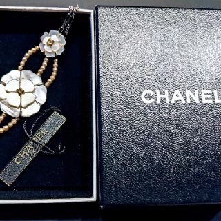 CHANELカメリアシェルブレスレット☆98A美品箱あり