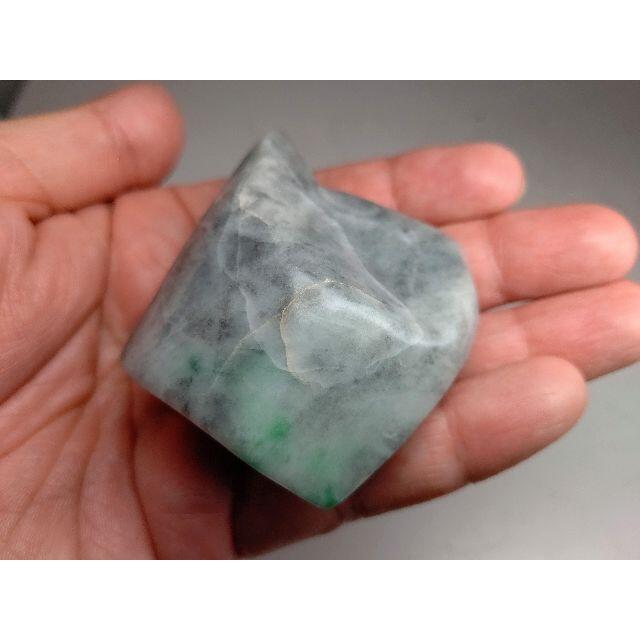 灰緑 169g M 翡翠 ヒスイ 原石 鉱物 鑑賞石 自然石 誕生石 水石 宝石