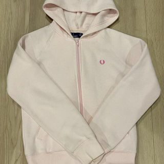 フレッドペリー(FRED PERRY)のフレッドペリー　パーカー　ピンク　S(パーカー)