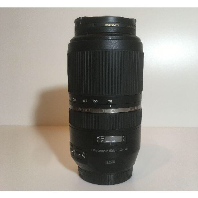 TAMRON(タムロン)のTAMRON SP 70-300mm F4-5.6 Di VC キヤノン用 中古 スマホ/家電/カメラのカメラ(レンズ(ズーム))の商品写真