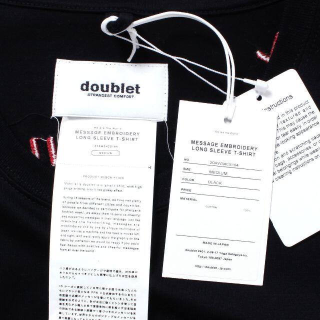 最大15％セット割 20AW 新品 doublet 刺繍 ロングスリーブ Tシャツ ロンTの通販 by _Yuu_｜ラクマ 大得価好評
