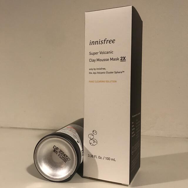 Innisfree(イニスフリー)のイニスフリー スーパー ヴォルカニック クレイ ムース マスク 2X コスメ/美容のスキンケア/基礎化粧品(パック/フェイスマスク)の商品写真