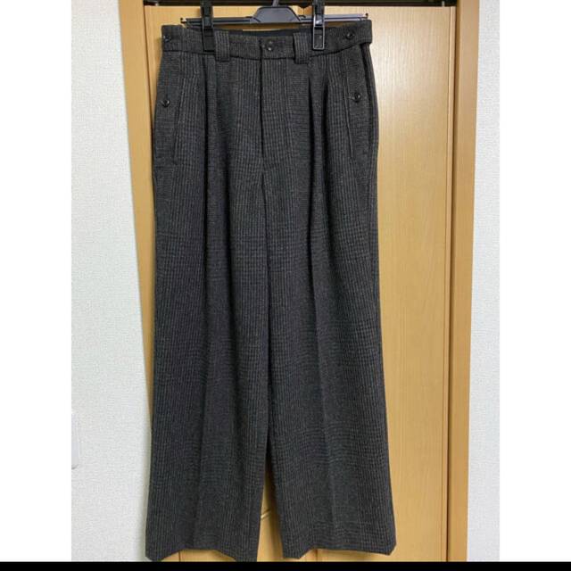 YOKE SHETLAND WOOL FRENCH GURKHA TROUSER - スラックス