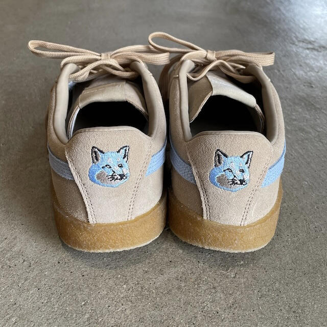 MAISON KITSUNE'(メゾンキツネ)の新品　メゾンキツネ　プーマ　SUEDE CREPE KITSUNE 24.5 レディースの靴/シューズ(スニーカー)の商品写真