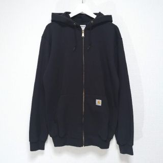 カーハート(carhartt)のS カーハート Carhartt スウェット ジップ パーカー 黒(パーカー)