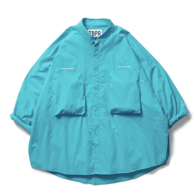【現金特価】 TIGHTBOOTH BIG SHIRT XL Turquoise シャツ