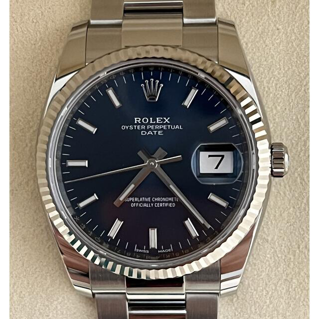 ROLEX - ☆ 未使用 ロレックス　オイスターパーペチュアルデイト ref.115234