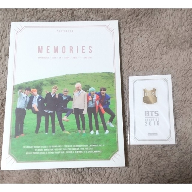 BTS MEMORIES 2015 【おまけ：グクトレカ付き】 エンタメ/ホビーのDVD/ブルーレイ(アイドル)の商品写真